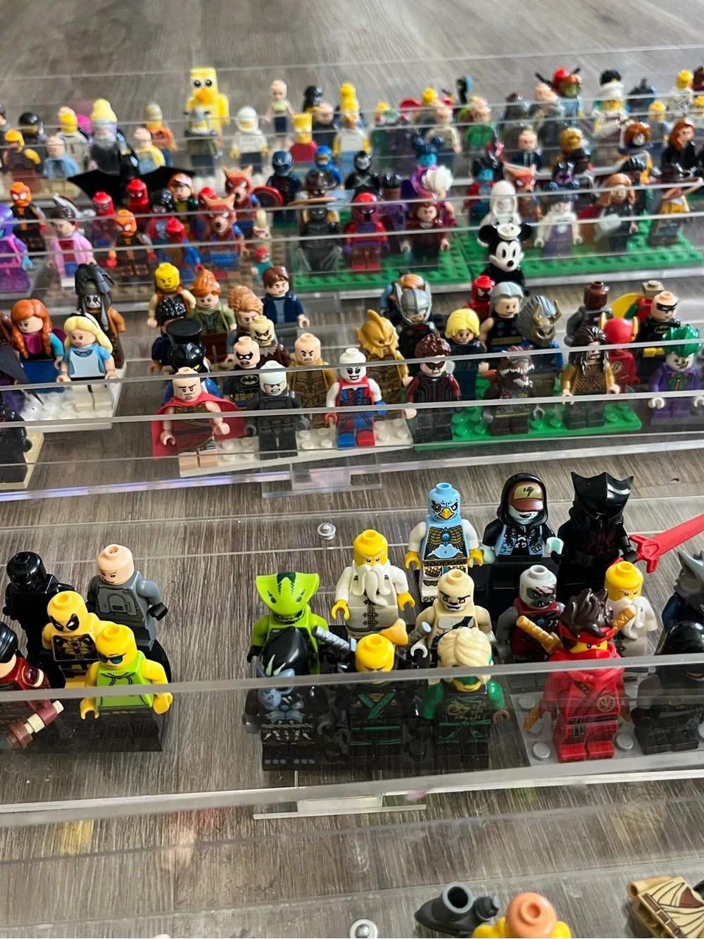 Large Collection of Mini Figures and Accessories - Multicolor